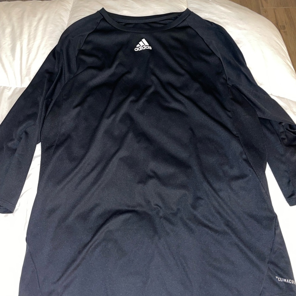 Adidas Charcoal Performance Tee - image 1